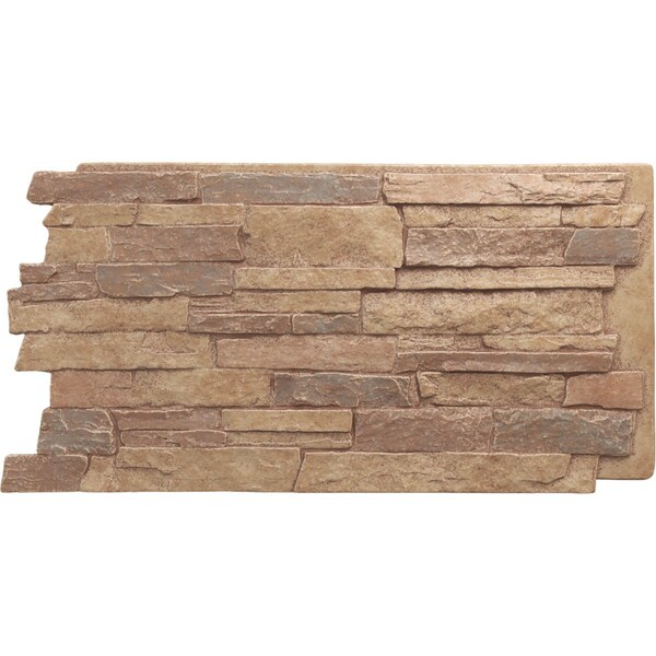 Ekena Millwork Acadia Ledge Stacked Stone, StoneWall Faux Stone Siding Panel PNU24X48ALFB - main